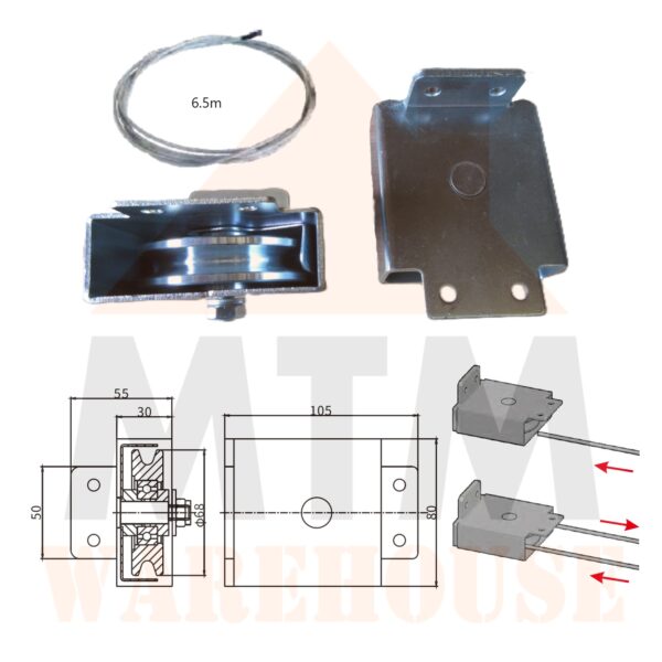 Telescopic Sliding Gate Kit For Two Leaf Sliding Gate - Image 2