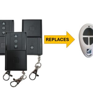 3 x Gliderol TM 390+ Replacement Remotes