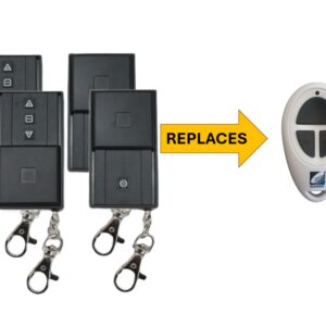 4 x Gliderol TM 390+ Replacement Remotes